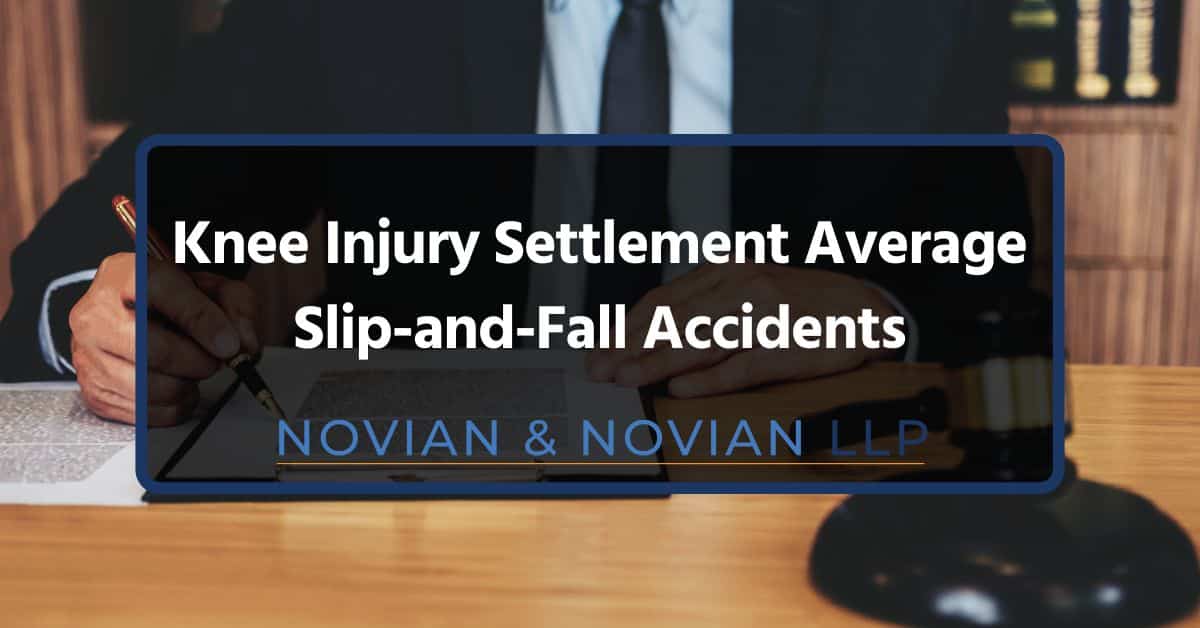 Average Knee Injury Settlement in Slip and Fall Accidents
